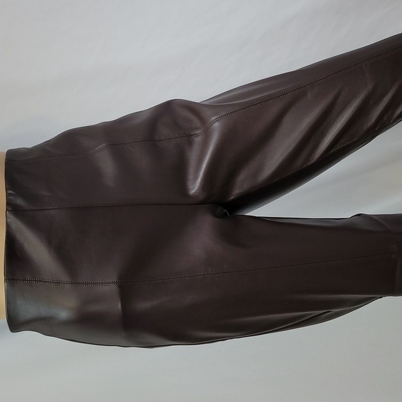 Ann Taylor Faux Leather Ankle Leght Leggings - Picture 3 of 12